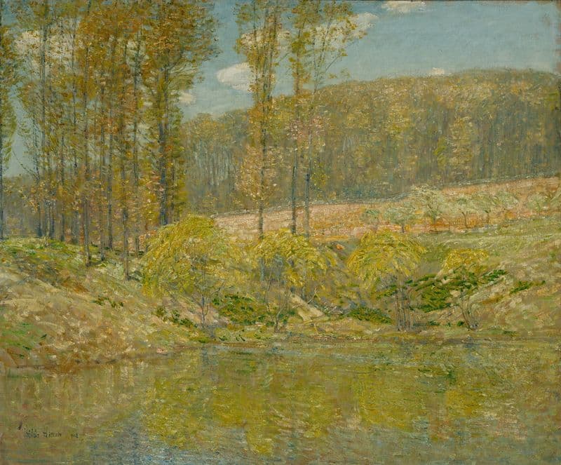 Spring, Navesink Highlands as a canvas print