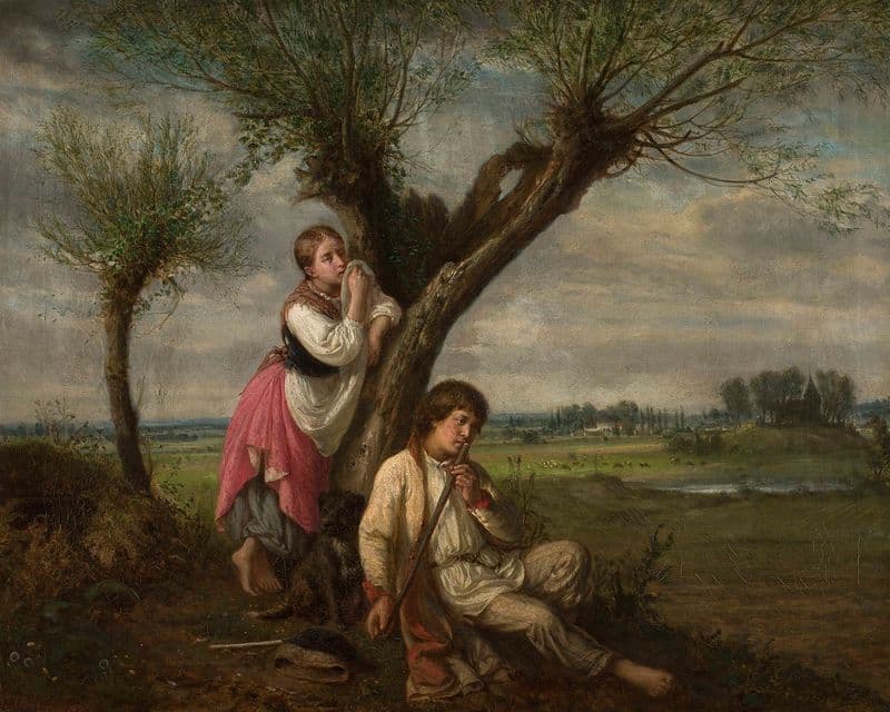 Springtime as a canvas print