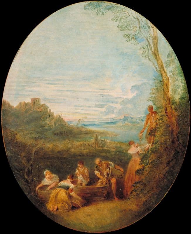 Springtime (circa 1725) as a canvas print