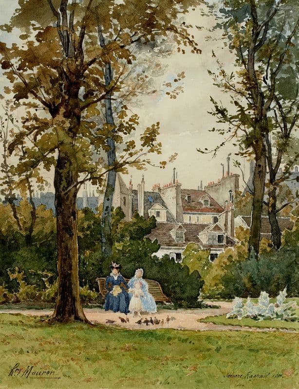 Square Raspail as a canvas print