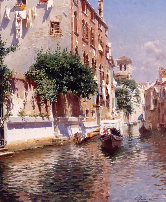 St. Apostoli Canal, Venice as a canvas print