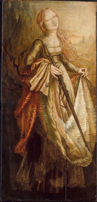 St. Catherine (early 1970s) as a canvas print