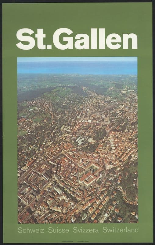 St. Gallen, Switzerland as a canvas print