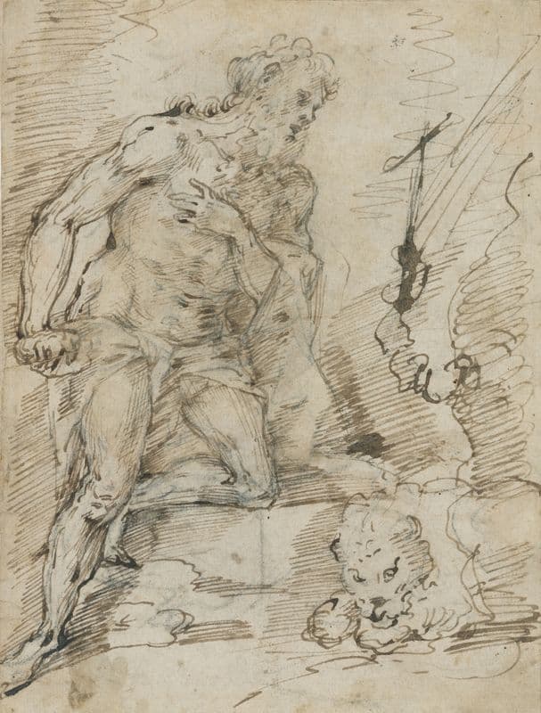 St. Jerome (late 17th–early 18th century) as a canvas print