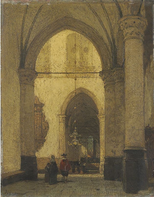 St. Laurens, Church At Alkmaar as a canvas print