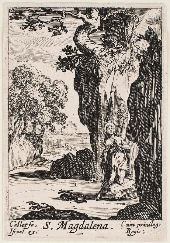 St. Madeleine Repentent as a canvas print