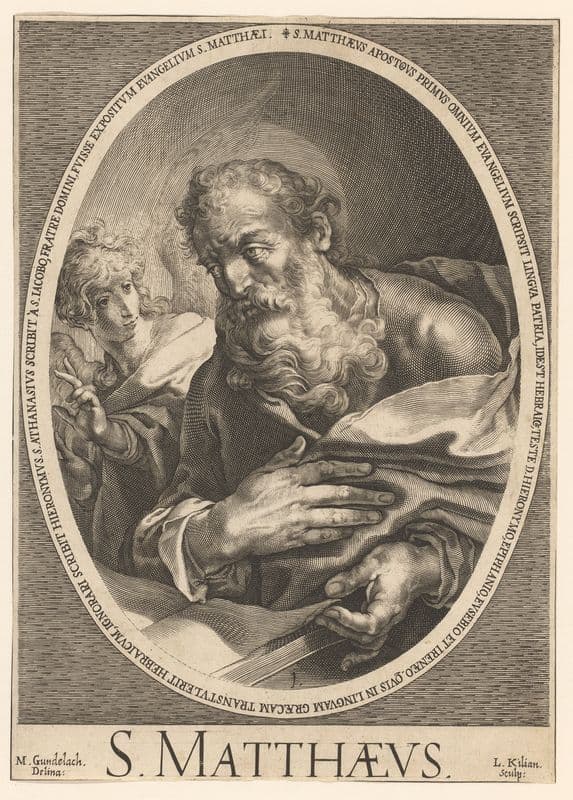 St. Matthew as a canvas print