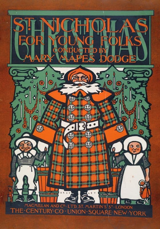 St. Nicholas for young folks. (1894-1896) as a canvas print