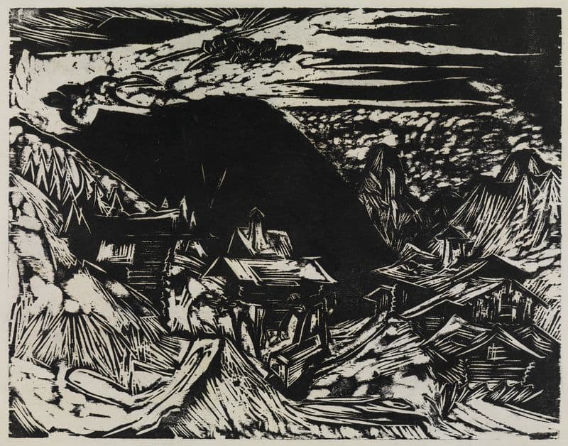 Stafelalp mit Altein und Tinzenhorn as a canvas print