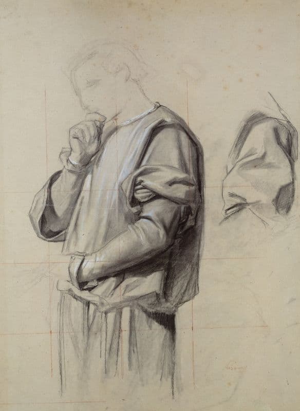 Standing Man (1830–77) as a canvas print