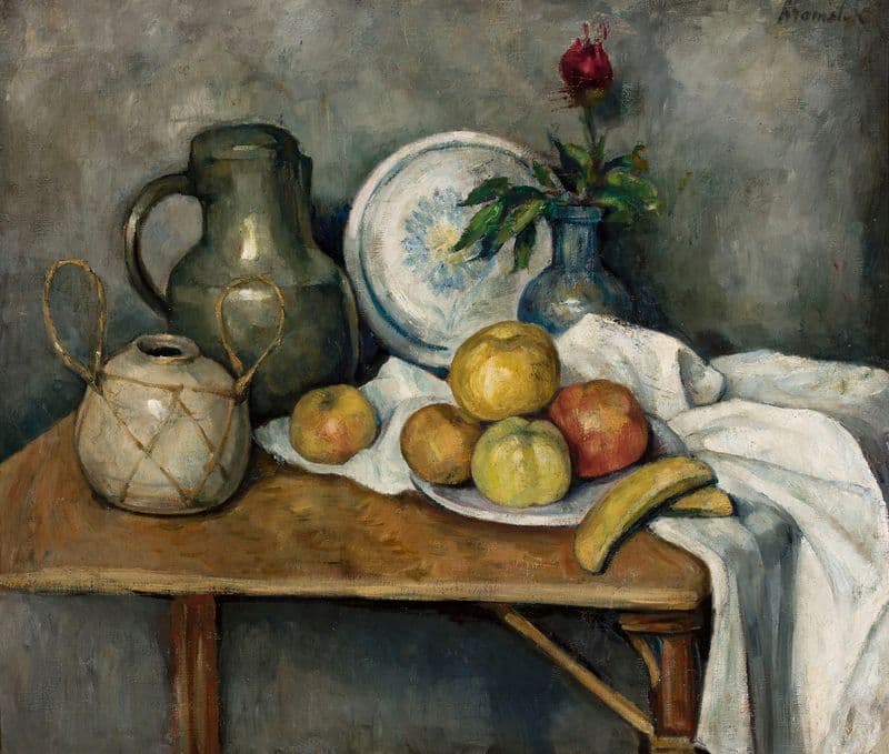 Still life (circa 1912) as a canvas print