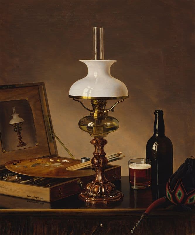 Still Life In The Atelier as a canvas print