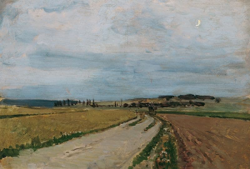 Stimmungsstudie Abend, Michelhausen (Plankenberg) as a canvas print