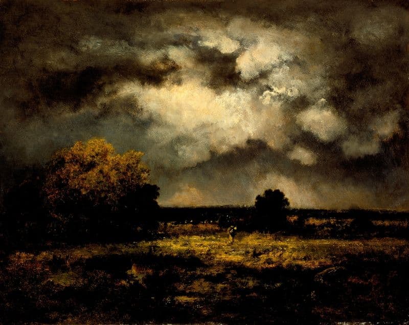 Stormy Landscape as a canvas print