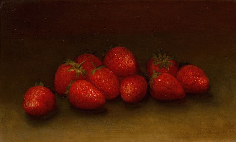 Strawberries as a canvas print