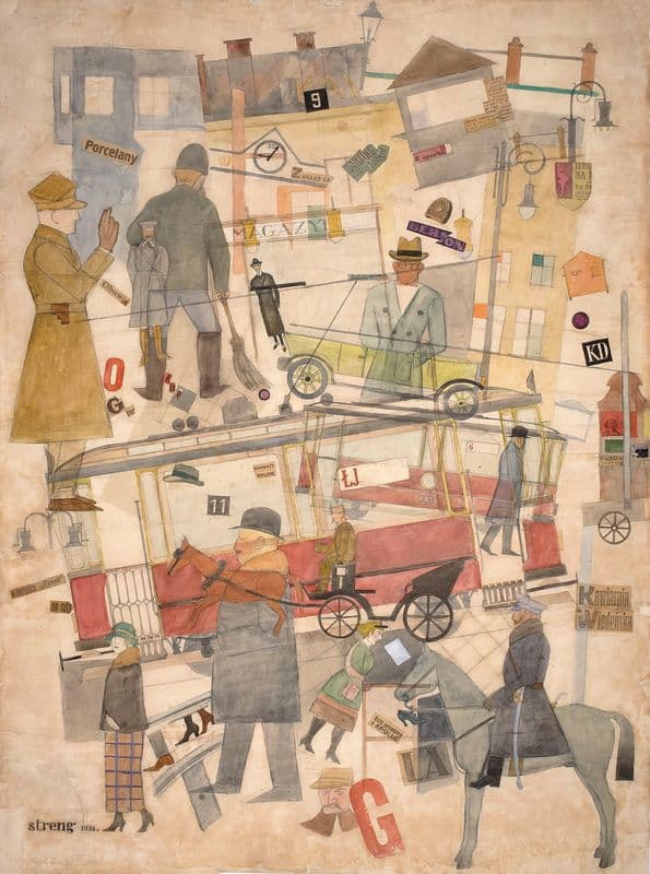 Street as a canvas print
