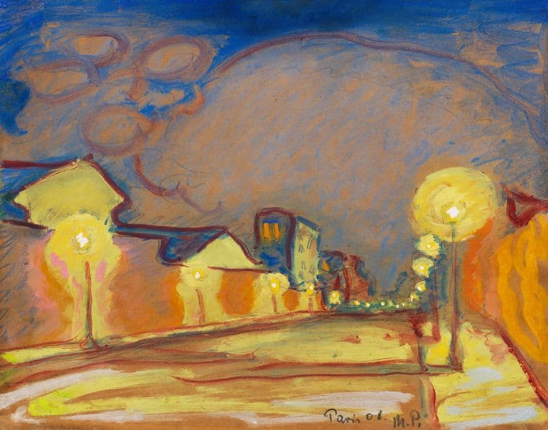 Street in Paris as a canvas print