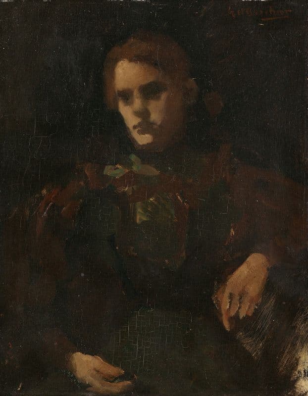 Study after the Model (c. 1880 - c. 1923) as a canvas print