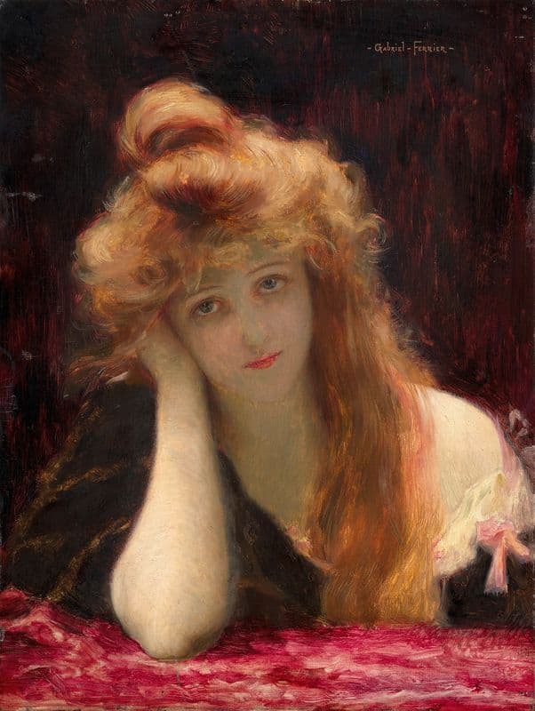 Study for la Liseuse as a canvas print