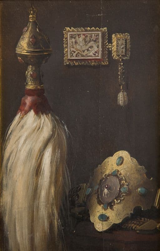 Study of a Turkish Horse-Tail Ensign and Nose-Band as a canvas print