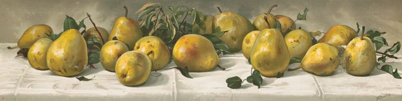 Study of pears as a canvas print