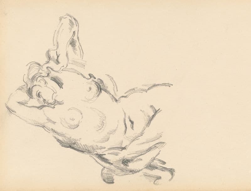 Study of the Allegorical Figure Bellona in Rubens’ ‘The Apotheosis of Henri IV’ II (1883-1886) as a canvas print