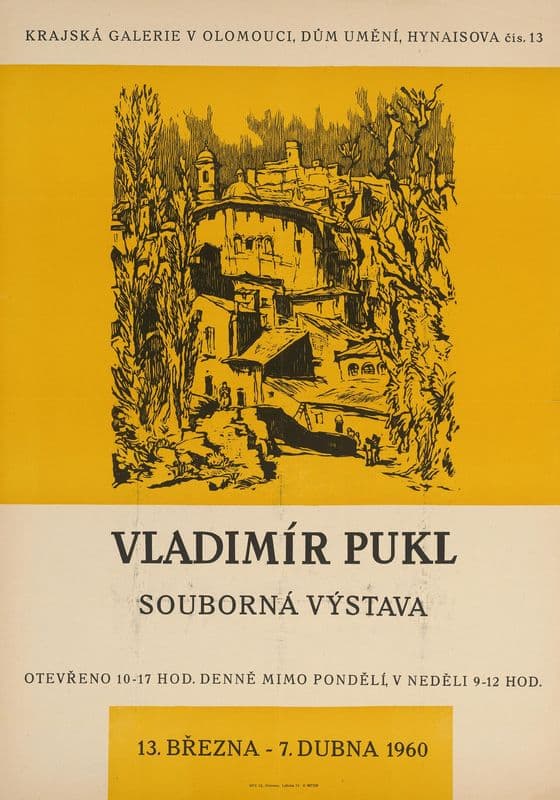 Súborná výstava – Vladimír Pukl as a canvas print