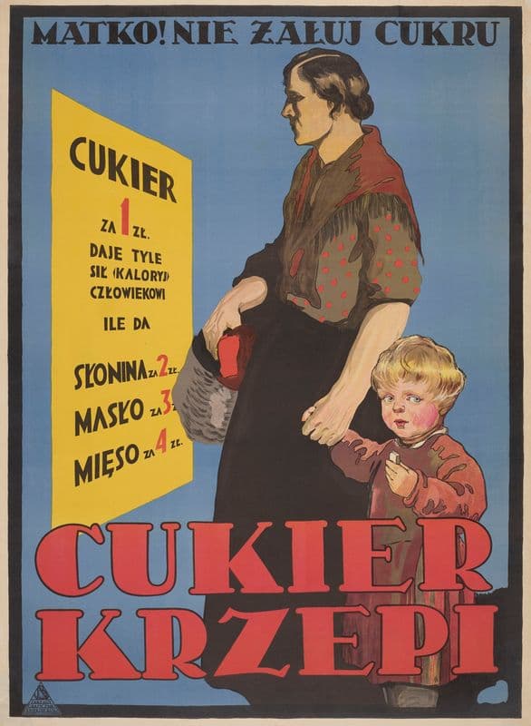 Sugar fortifies. Mother! Don’t spare the sugar as a canvas print