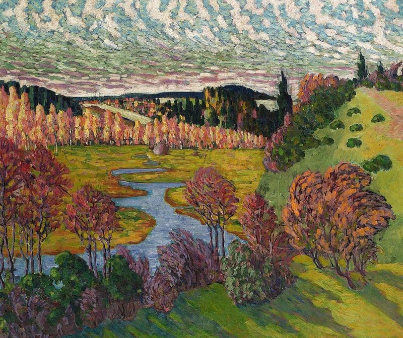 Sügismaastik as a canvas print