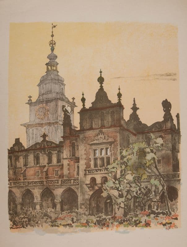 Sukiennice as a canvas print