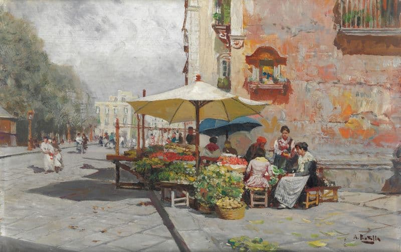 Sul Vomero, Napoli as a canvas print