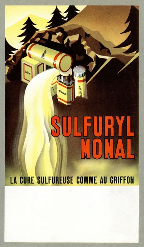 Sulfuryl Monal (1910-1950) as a canvas print