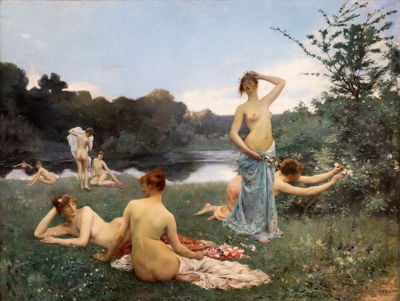 Summer as a canvas print