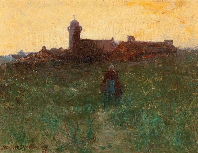 Sundown as a canvas print