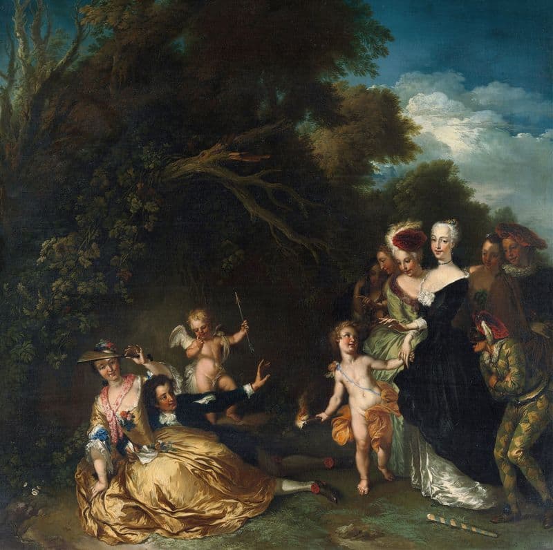 Surprised, or Infidelity Found Out as a canvas print