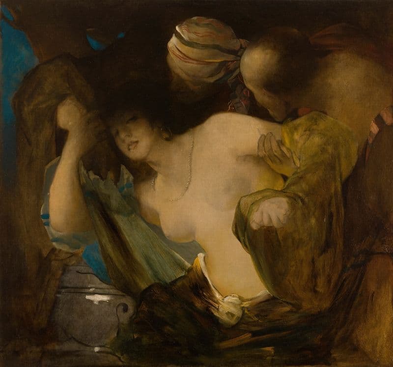 Susanna and the Elders as a canvas print