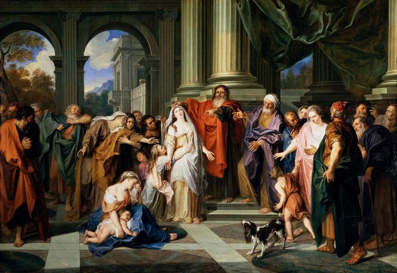 Susannah Accused Of Adultery (C.1696) as a canvas print