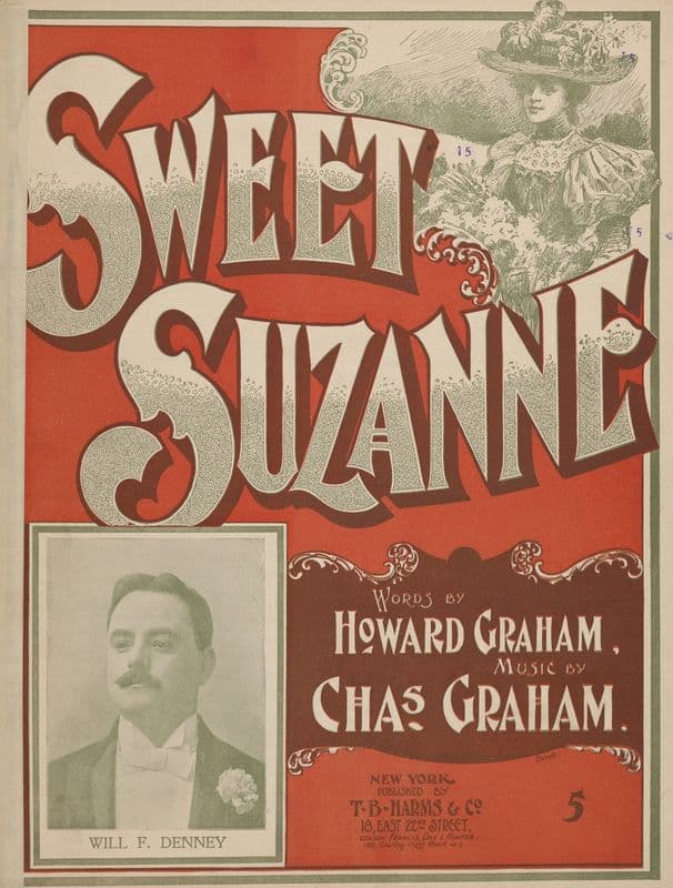 Sweet Suzanne as a canvas print