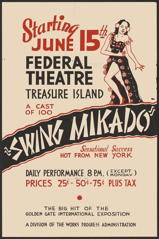 Swing Mikado (1934-1943) as a canvas print