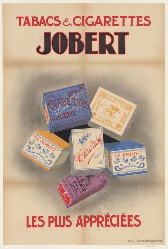 Tabacs & Cigarettes Jobert.- les plus appréciées as a canvas print