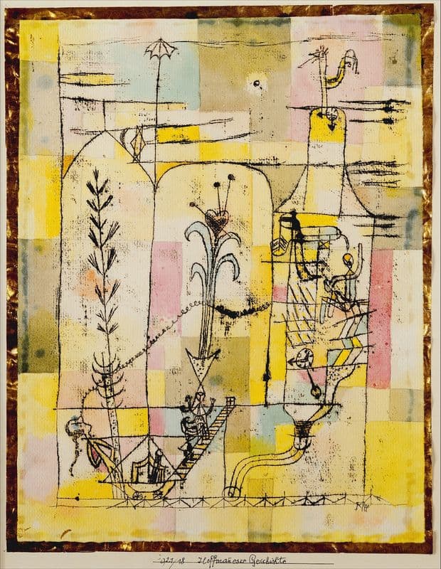 Tale à la Hoffmann as a canvas print
