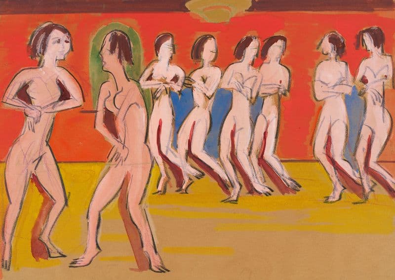 Tanzschule Wigman as a canvas print
