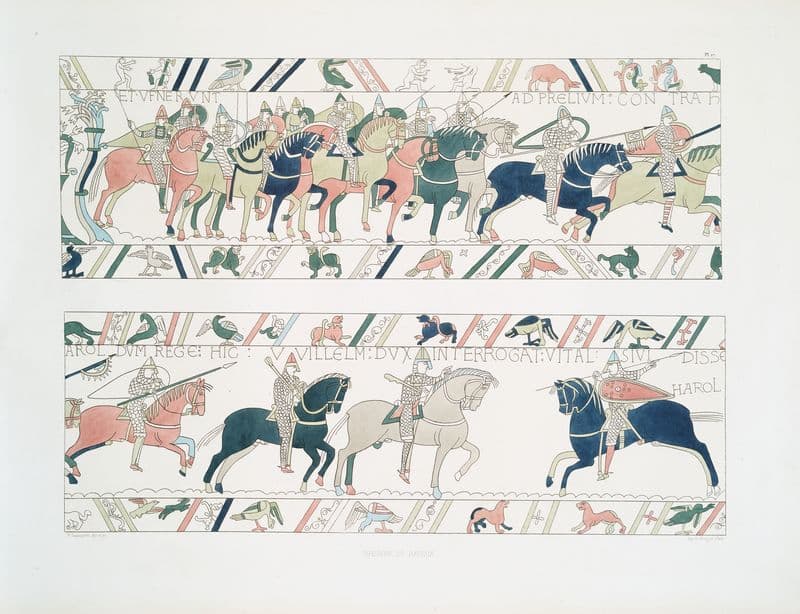 Tapisserie de Bayeux 18 as a canvas print