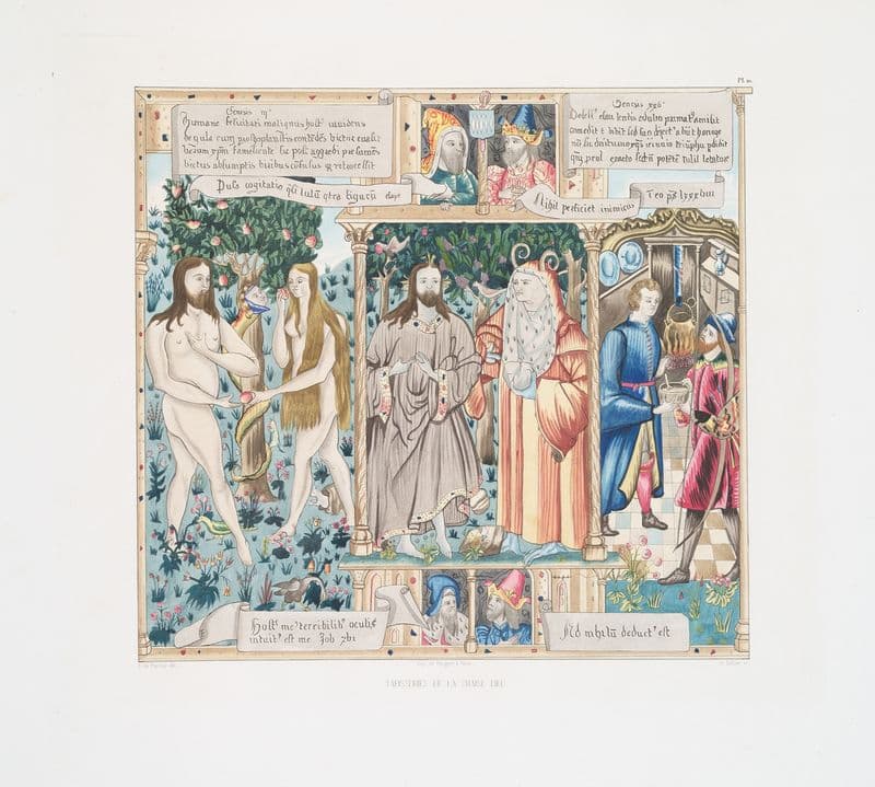 Tapisseries de la Chaise Dieu 10 as a canvas print