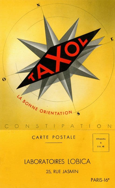 Taxol (1910-1950) as a canvas print