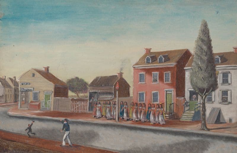 Tea Party (1870s) as a canvas print