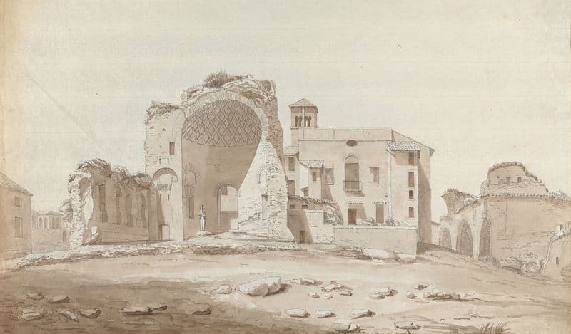 Temple of Venus and Rome, Palatine as a canvas print