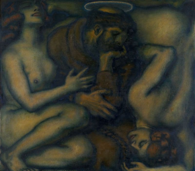 Temptation as a canvas print