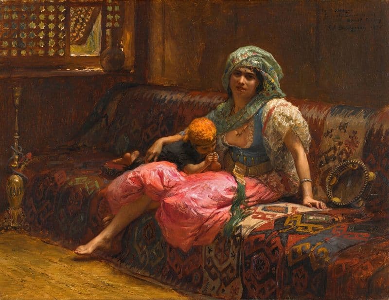 Tender Moments as a canvas print