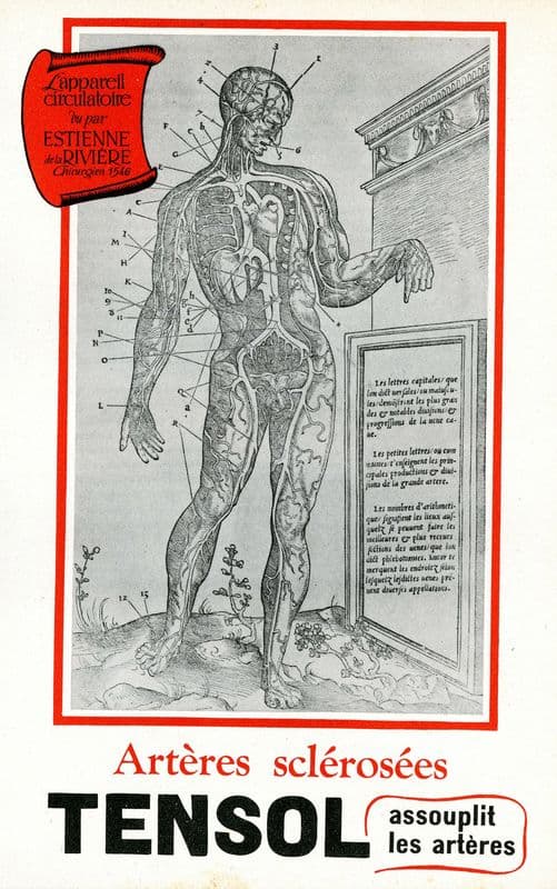 Tensol (1910-1950) as a canvas print